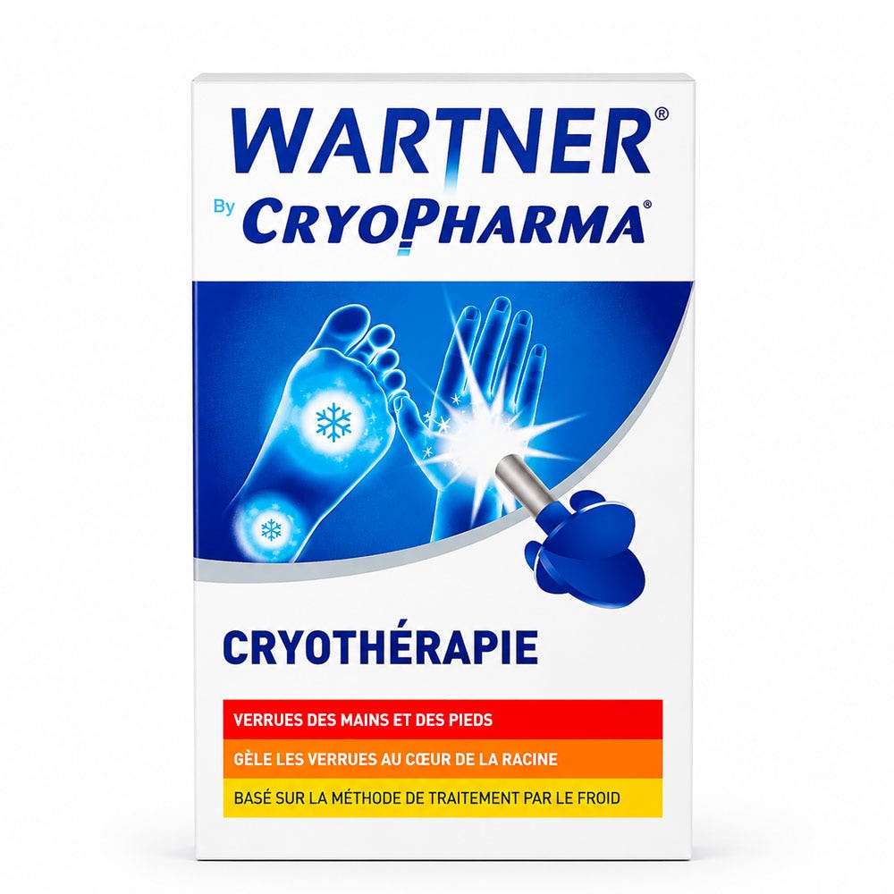 Cryotherapie Verrues des mains et des pieds 14ml Cryopharma Wartner