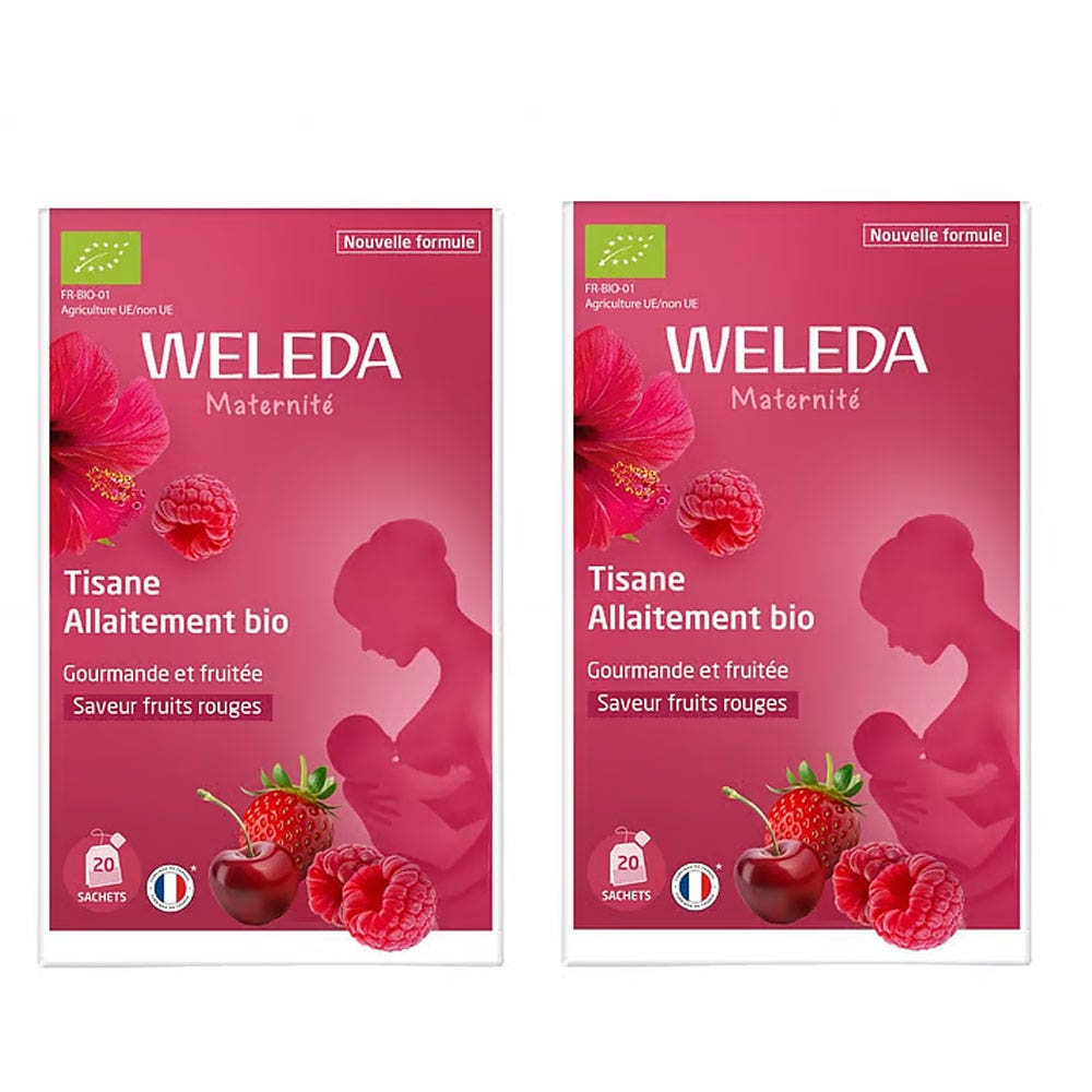 Weleda Maternite Tisane Allaitement Fruits Rouges 2x20 Sachets