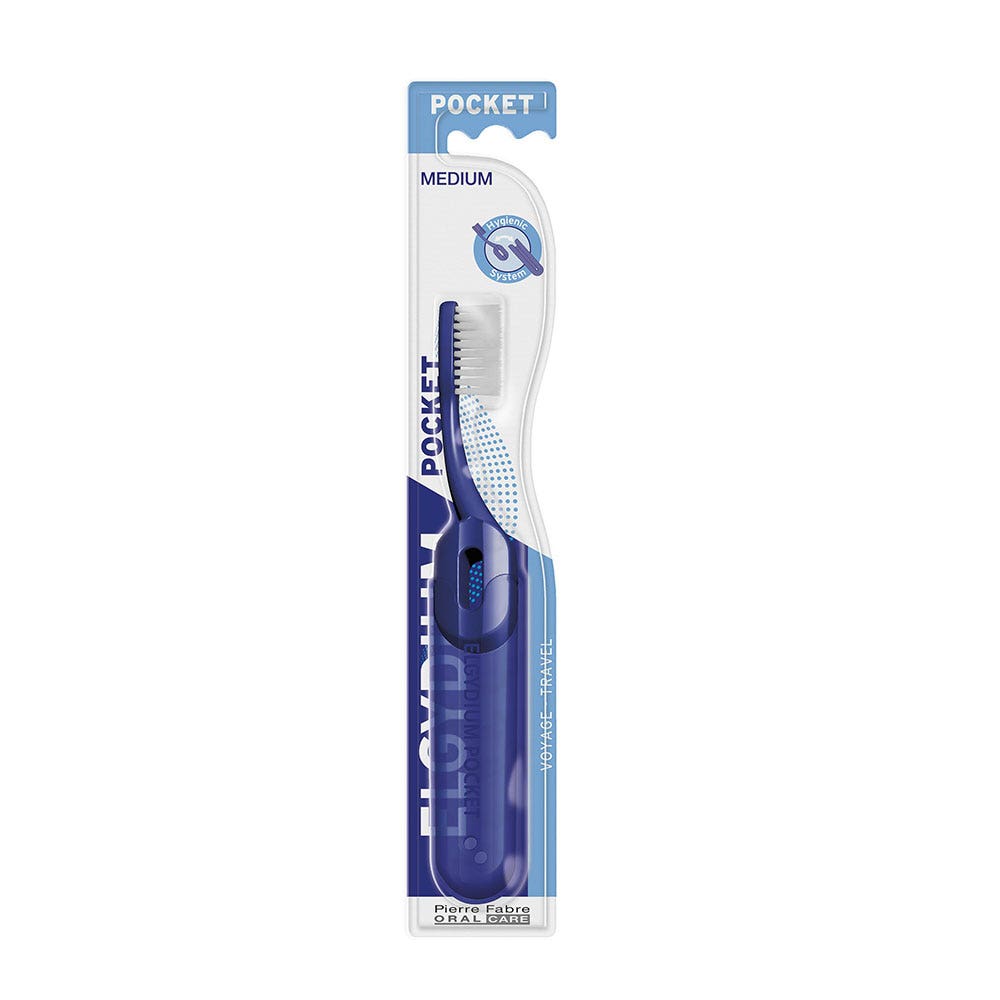 Elgydium Pocket Brosse à Dents de Voyage Medium