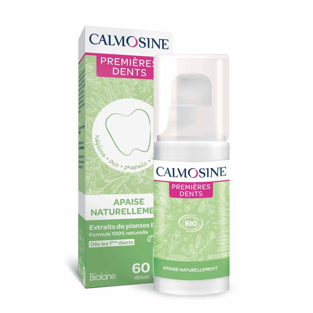 Calmosine Gelée apaisante poussées dentaires Bio 15ml