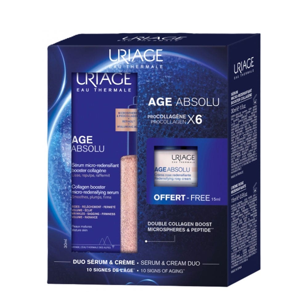 Uriage Age Absolu Coffret Age Absolu Sérum + Crème Rose