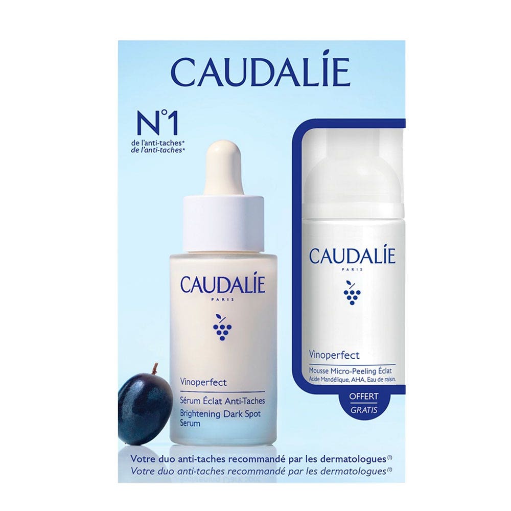 Caudalie Vinoperfect Coffret Sérum et Mousse