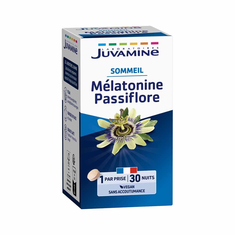 Juvamine Mélatonine Passiflore x30 comprimés