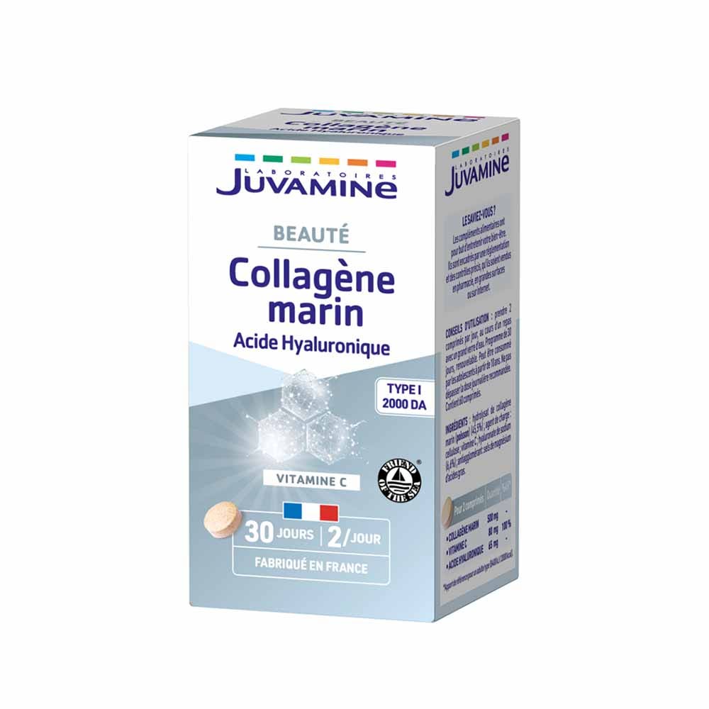 Juvamine Collagène Marin Acide Hyaluronique 60 Comprimés