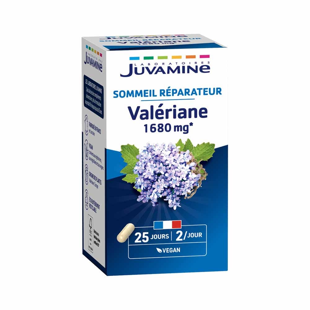 Juvamine Valériane 1680mg Sommeil Réparateur x50 Gélules