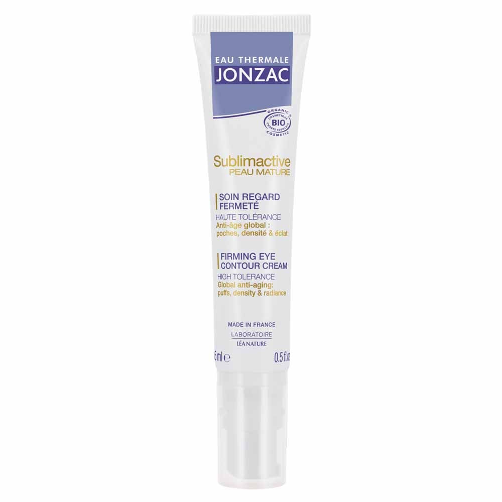 Eau thermale Jonzac Sublimactive peau mature Soin yeux éclat fermeté 15ml