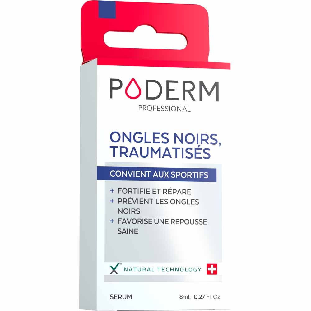Poderm Sérum Fortifiant Ongles Noirs, Traumatisés 8 ml