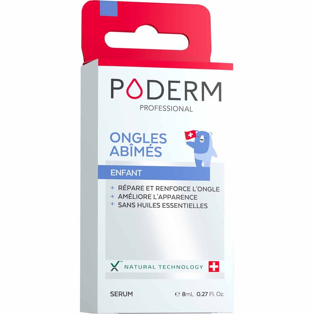 Poderm Sérum Ongles Abîmés Enfants 8ml