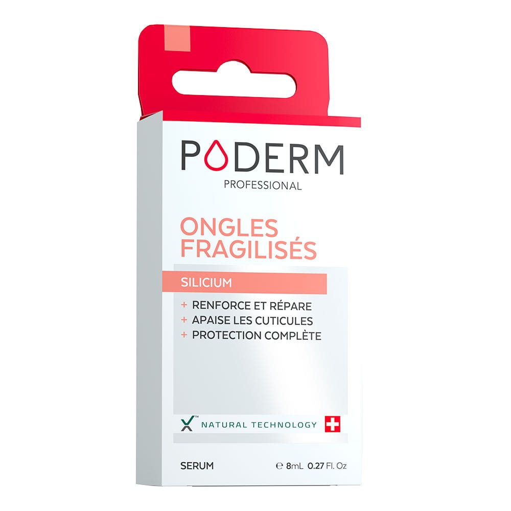 Poderm Sérum au silicium ongles fragilisés 8ml