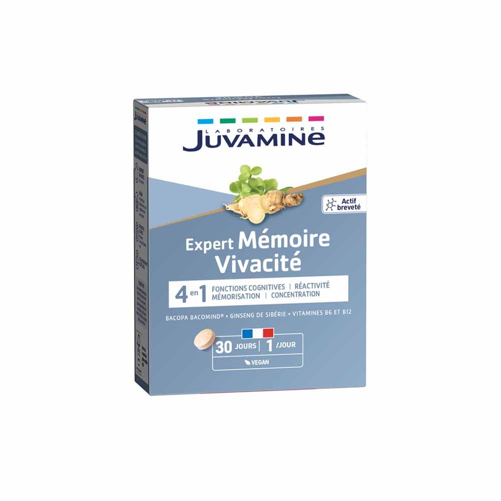 Juvamine Expert Mémoire Vivacité 30 gélules