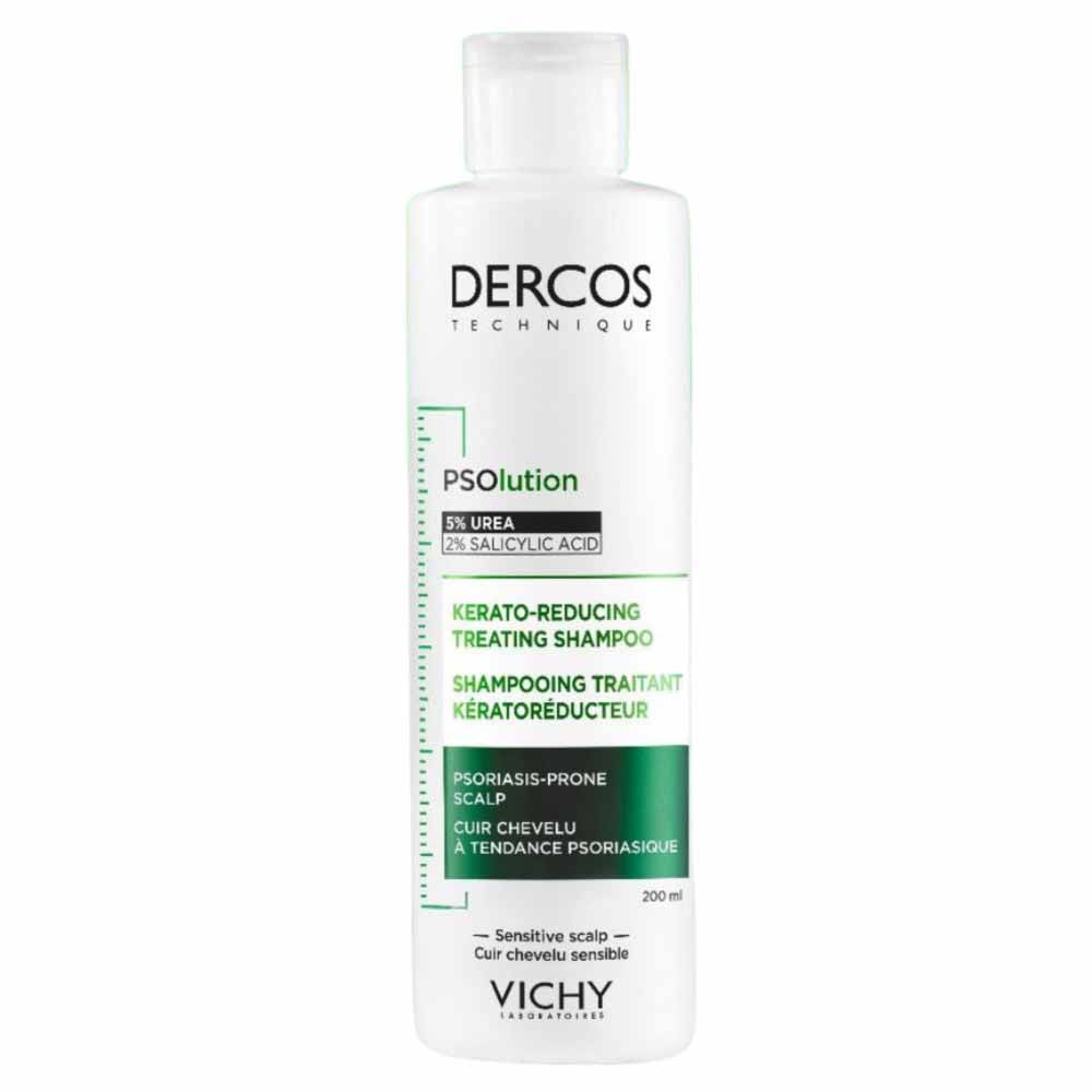 Vichy Dercos Shampooing Traitant Kératoréducteur PSOlution 200ml