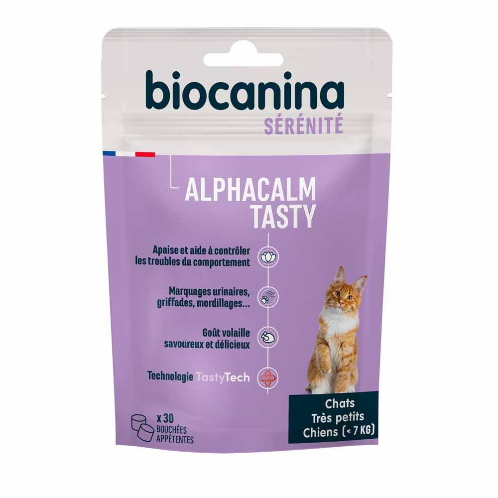 Biocanina Sérénité Alphacalm Tasty Chat x30 Bouchées appétentes
