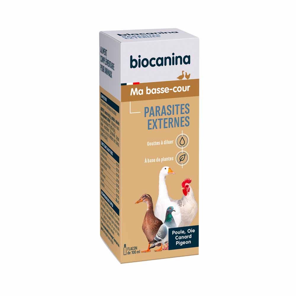 PARASITES EXTERNES 100ml Antiparasitaire externe Ma basse-cour Biocanina