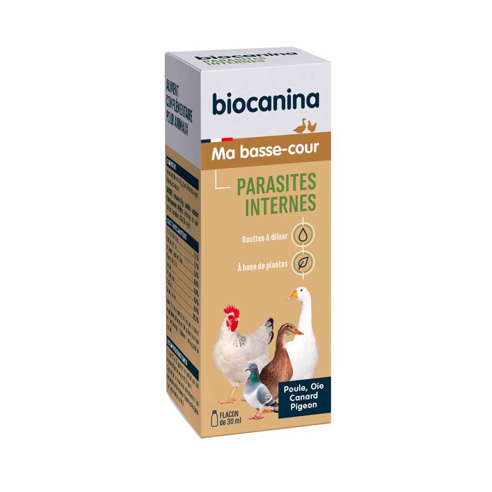 PARASITES INTERNES 30ml Gastro-entérologie Ma basse-cour Biocanina