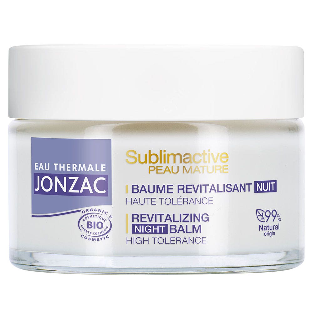 Eau thermale Jonzac Sublimactive peau mature Baume revitalisant de Nuit 50ml