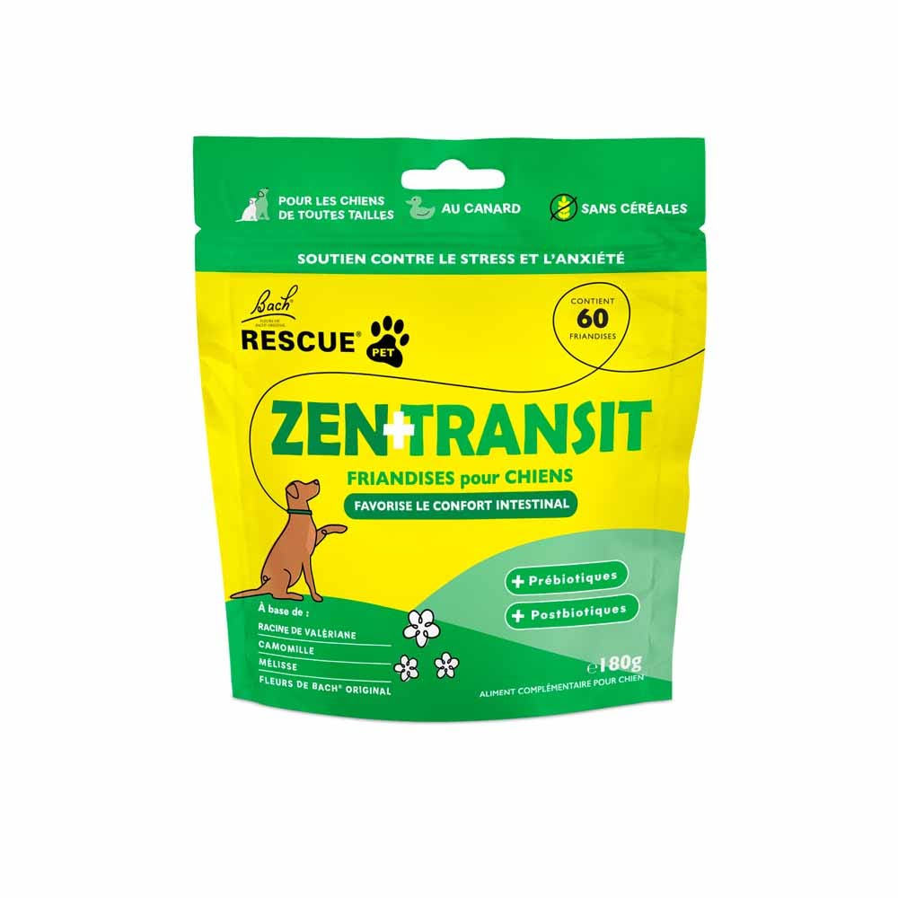 Rescue Pets Friandises ZEN + TRANSIT pour chiens x60