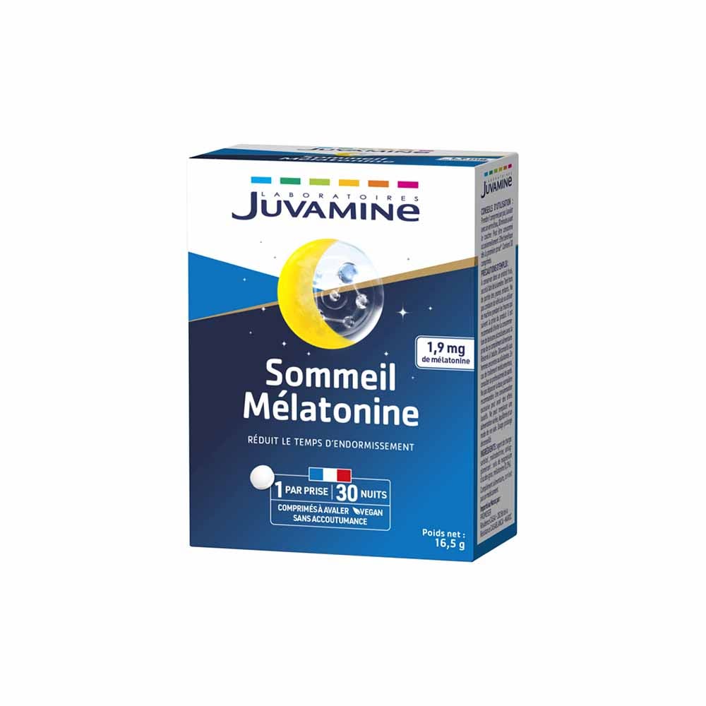 Juvamine Sommeil Mélatonine 1,85mg 30 gélules