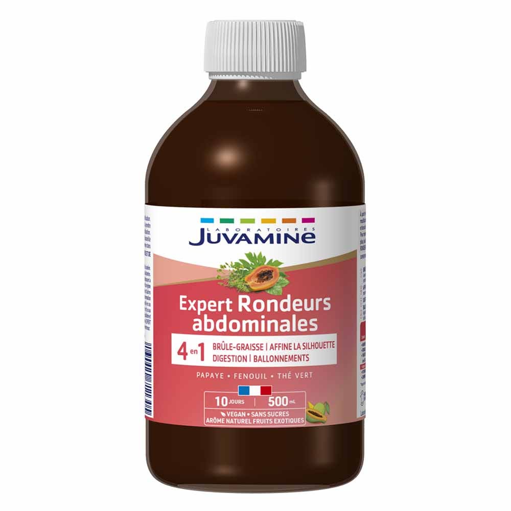 Juvamine Expert Rondeurs Abdominales Saveur Fruits Exotiques 10 Jours 500 ml