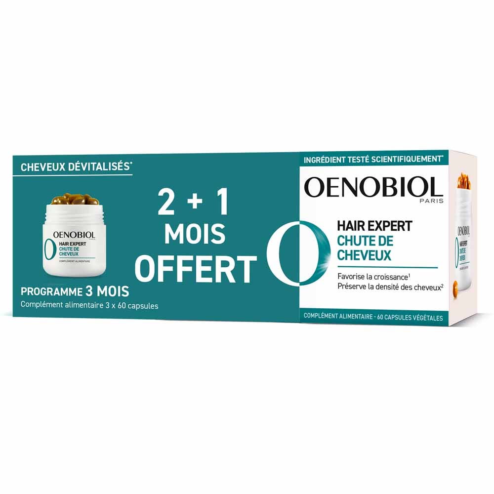 Oenobiol Hair Expert Chute de Cheveux 3x60 Capsules