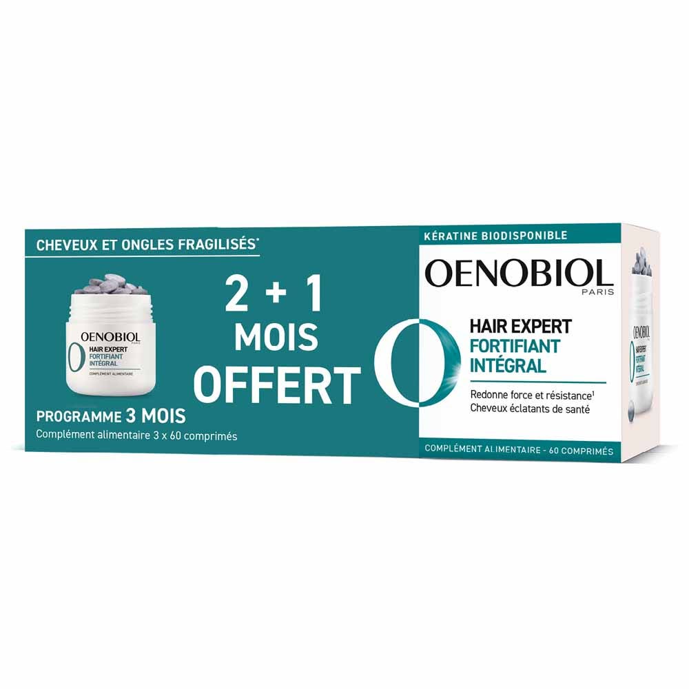 Oenobiol Hair Expert Fortifiant Intégral 3x60 Comprimés