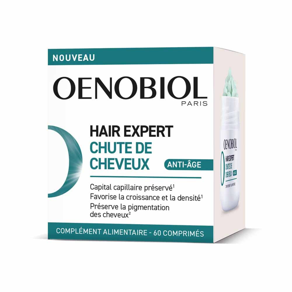 Oenobiol Hair Expert Chute de cheveux Anti-Âge 60 comprimés