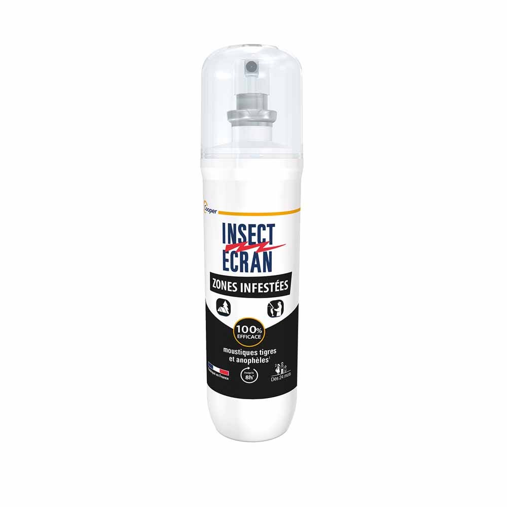 Insect Ecran Peau Anti-Moustiques Zones Infestées Dès 24 Mois Jusqu'à 8h 100ml