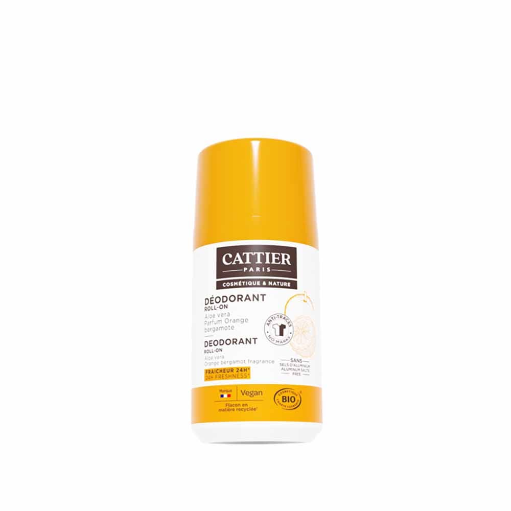 Cattier Deodorant Roll On Fraicheur Agrume Bio 50 ml