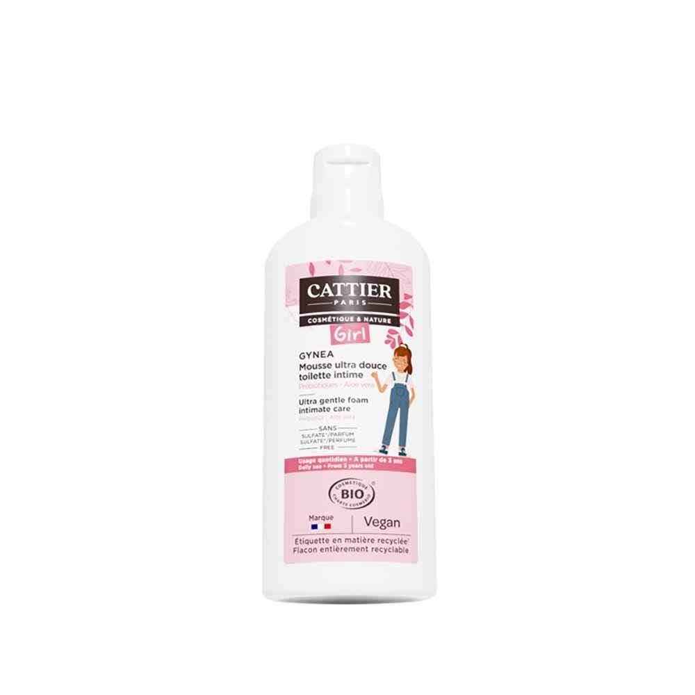 Cattier Gynea Mousse Ultra Douce Toilette Intime Girl A partir de 3 ans 150ml
