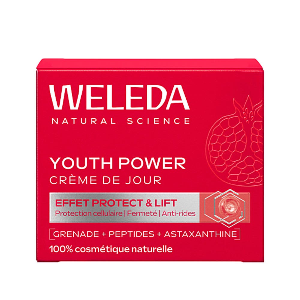 Weleda Grenade Crème de jour Anti-rides Youth Power et Peptides de Maca 40ml