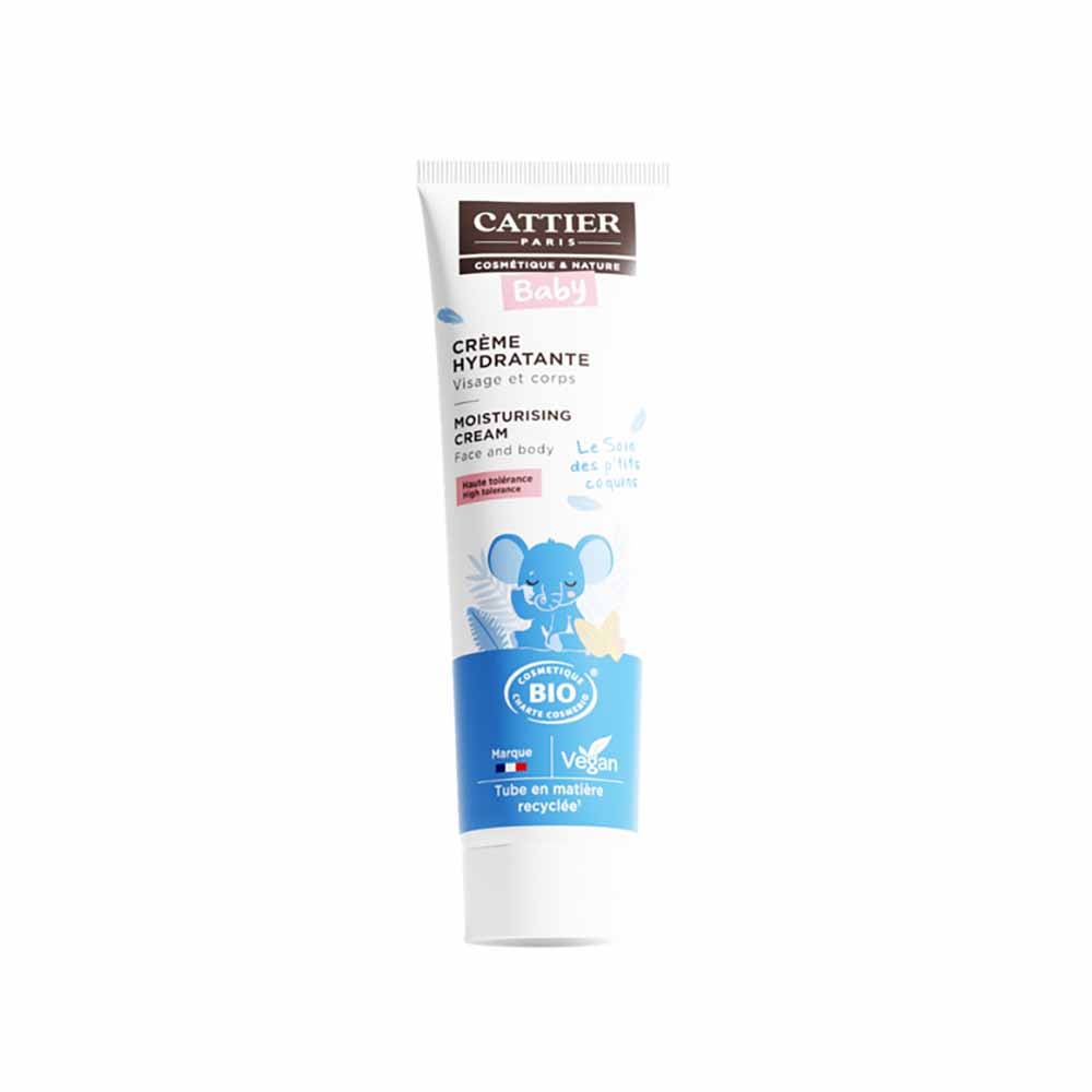 Cattier Baby Crème Hydratante Bio Visage Et Corps 75ml