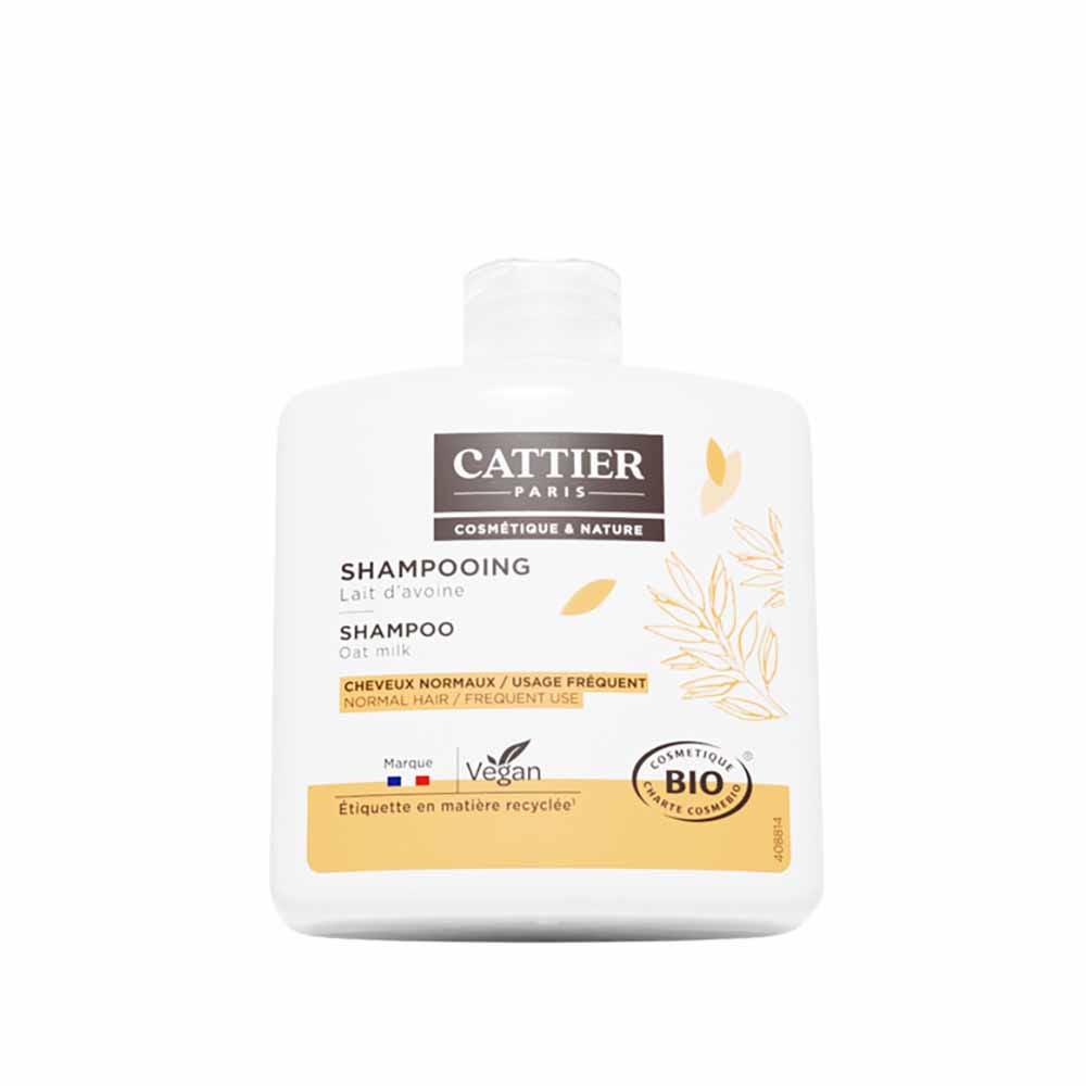 Cattier Shampooing Usage Frequent Lait d'Avoine Bio 250ml