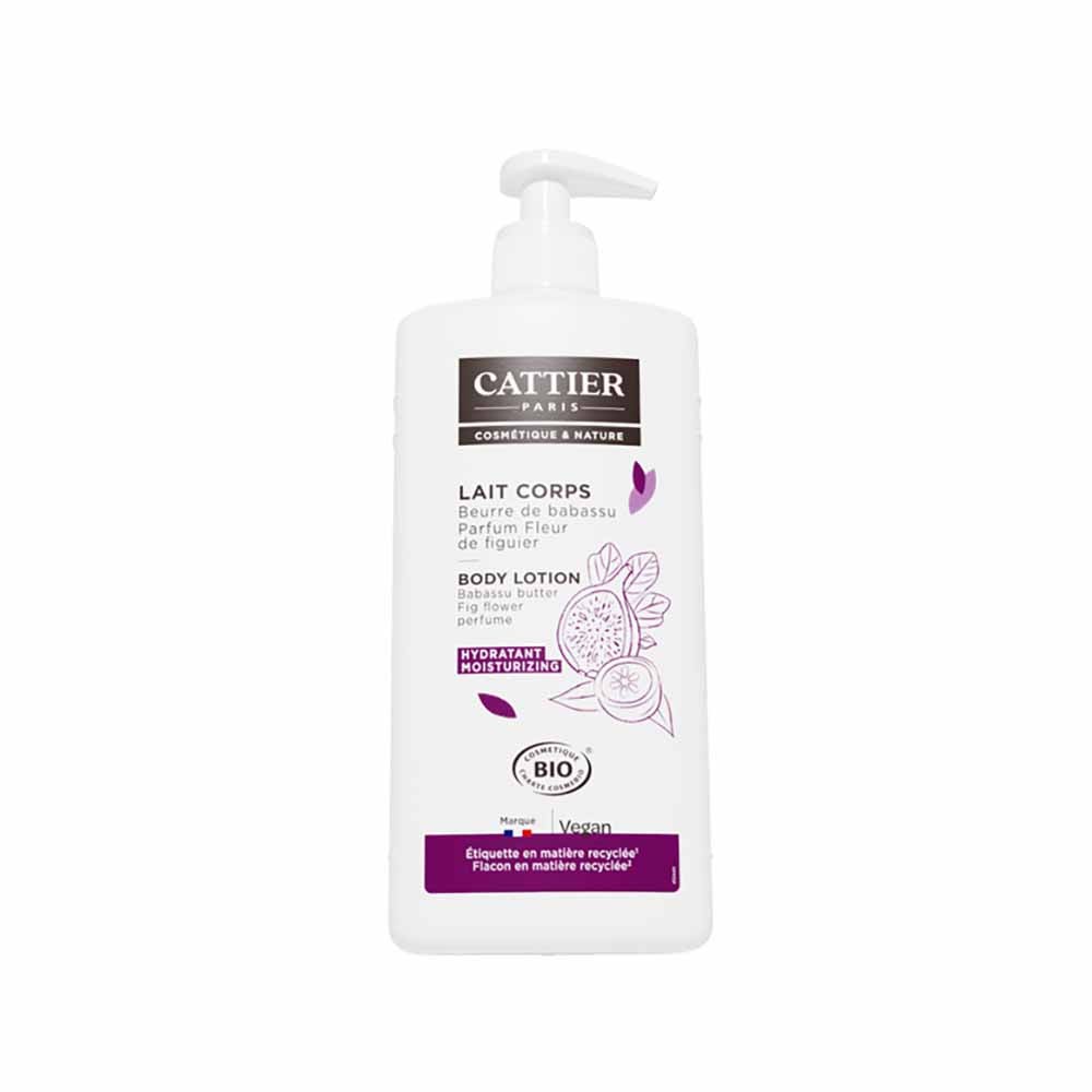 Cattier Hydratant Lait Corps Parfum Fleur de Figuier 500ml