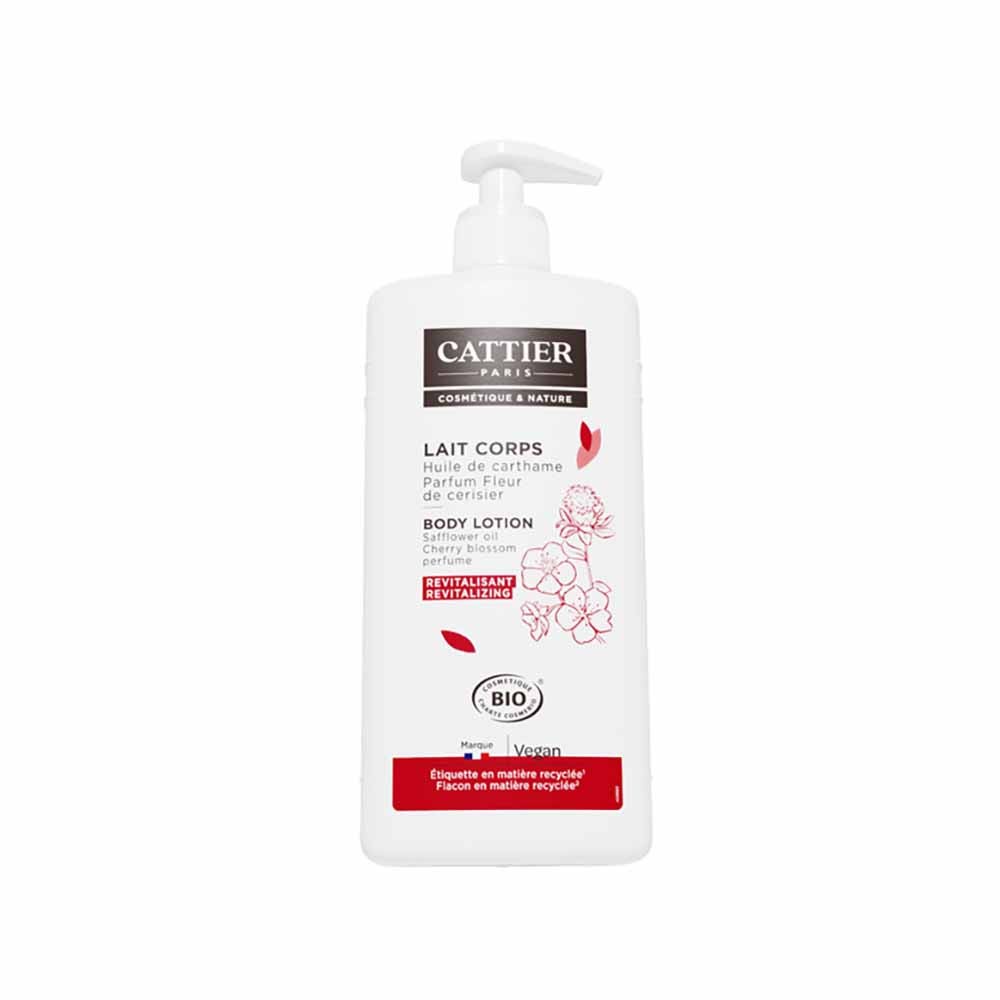 Cattier Revitalisant Lait Corps Parfum Fleur de Cerisier 500ml