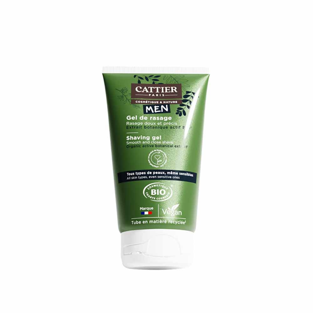 Cattier Homme Gel de Rasage Bio Doux et Précis 150ml
