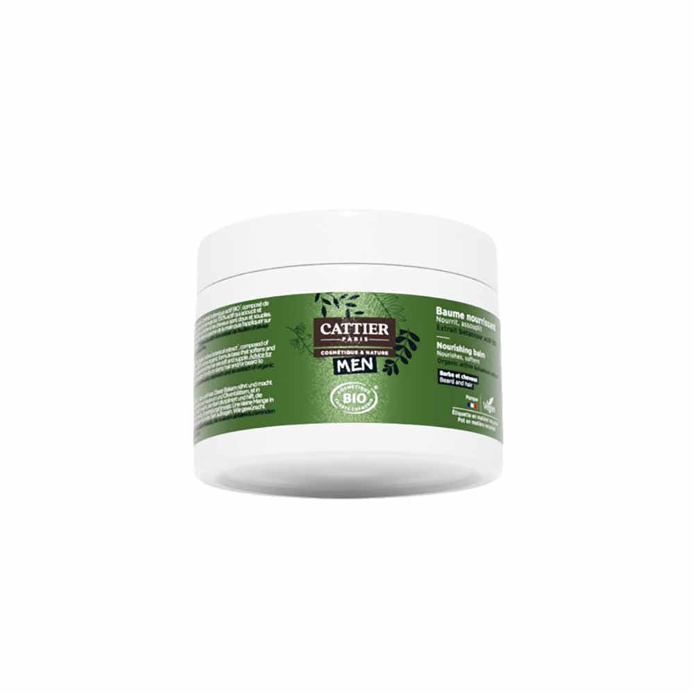 Cattier Homme Baume Nourrissant Bio Barbe et Cheveux 90g
