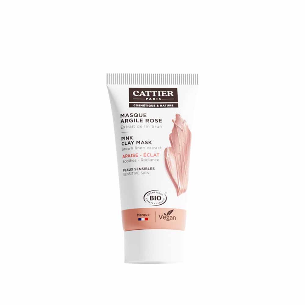 Cattier Mini Masque Argile Rose Bio 30ml