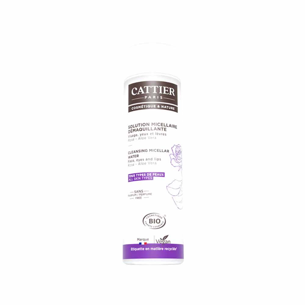 Cattier Solution Micellaire Demaquillante Rose Aloe Vera Bio 300ml