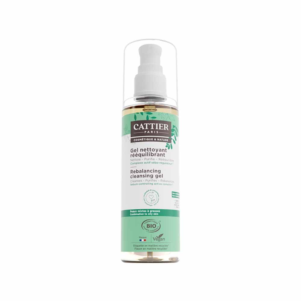 Cattier Dermo Gel Nettoyant Rééquilibrant Peaux mixtes à grasses 200ml