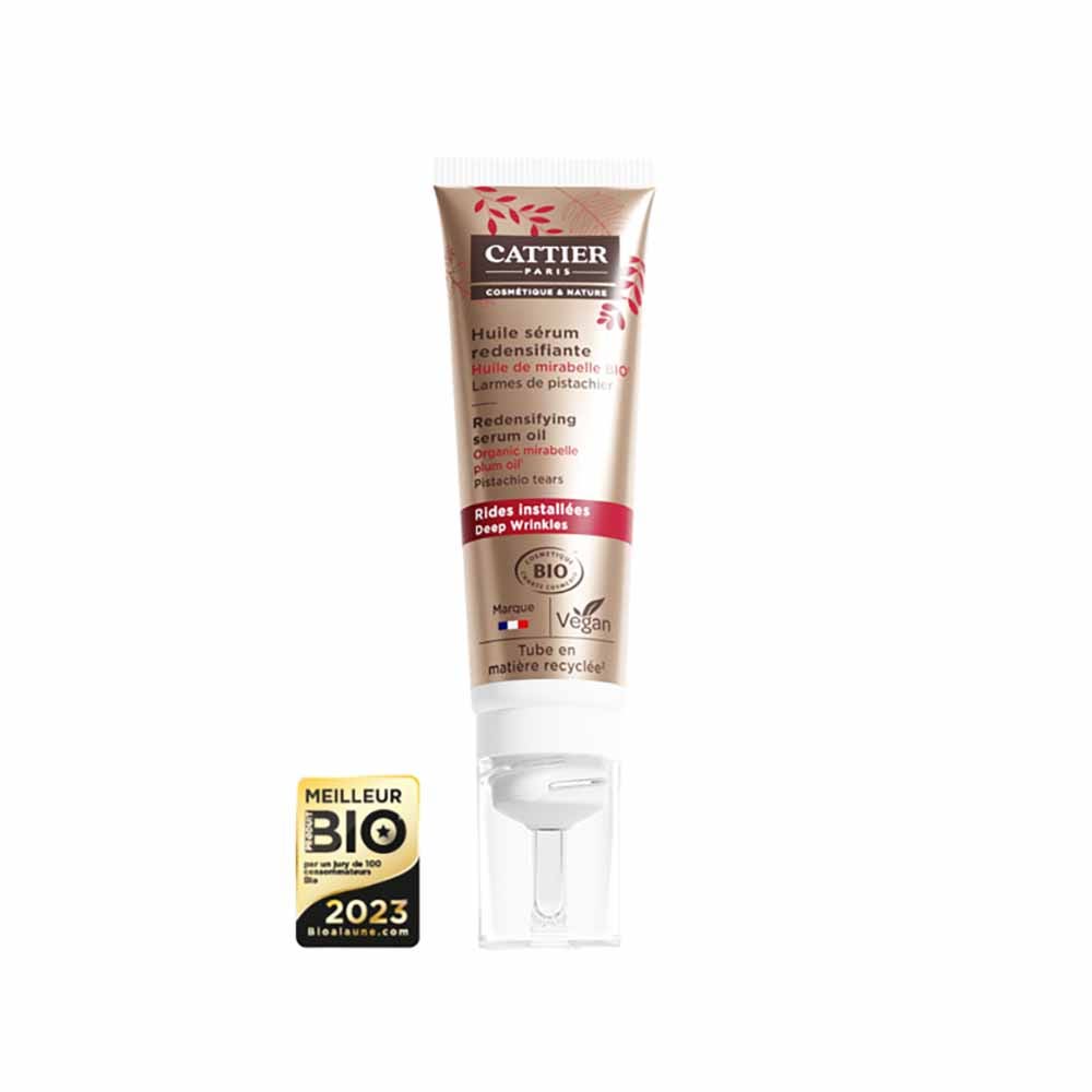 Cattier Anti-Age Huile Sérum Redensifiante Huile de Mirabelle Bio 30ml