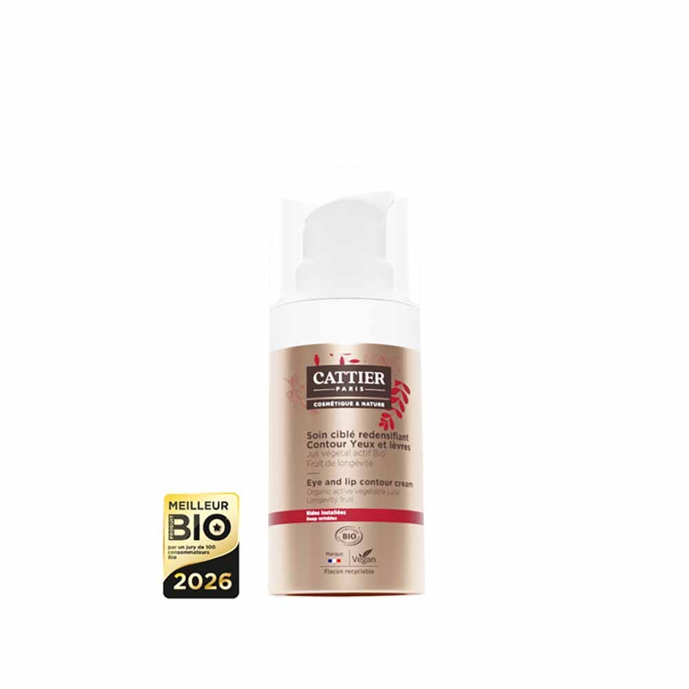 Cattier Soin Ciblé Redensifiant Anti-Age Contour Yeux Et Lèvres Bio 15ml