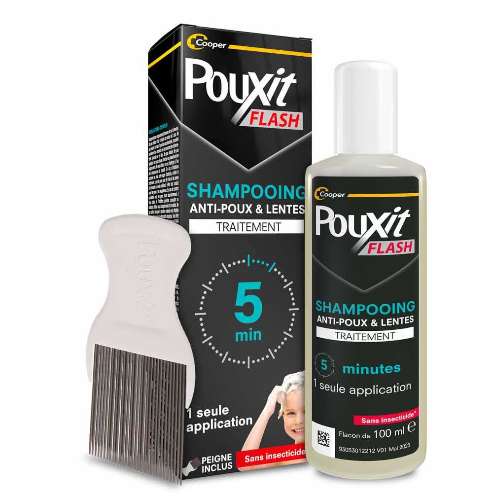 Pouxit Flash Shampooing Anti-Poux & Lentes 100ml