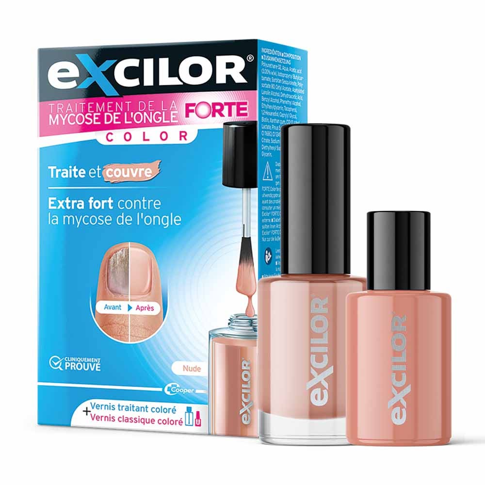 Excilor Traitement de la mycose de l'ongle Forte Color Nude 30ml
