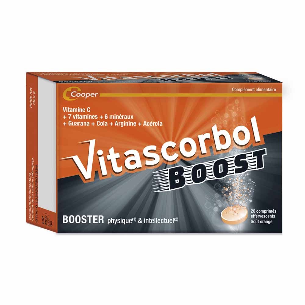 Vitascorbol Boost 20 Comprimes