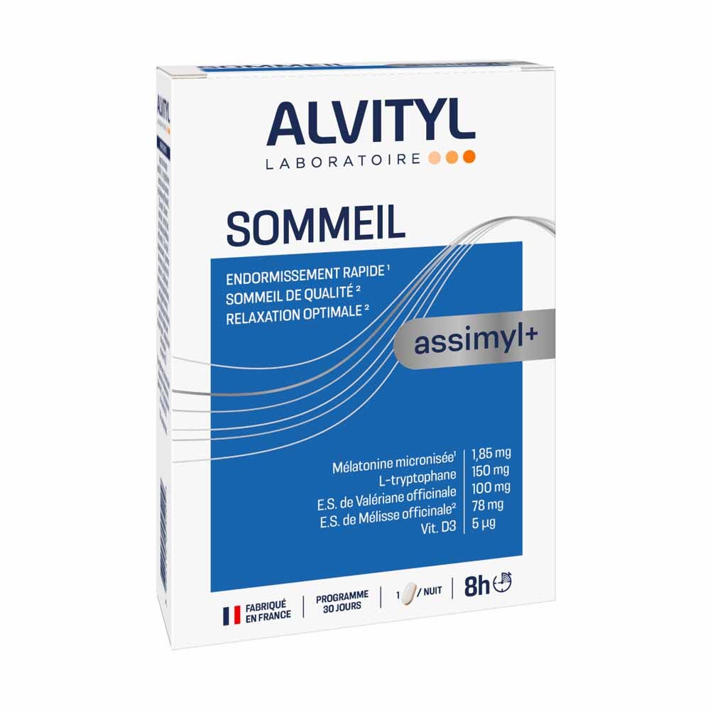 Alvityl Assimyl+ Sommeil Endormissement rapide 30 comprimés