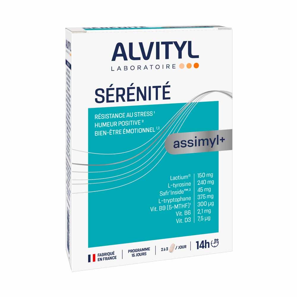 Alvityl Assimyl+ Sérénité Résistance au stress 30 comprimés