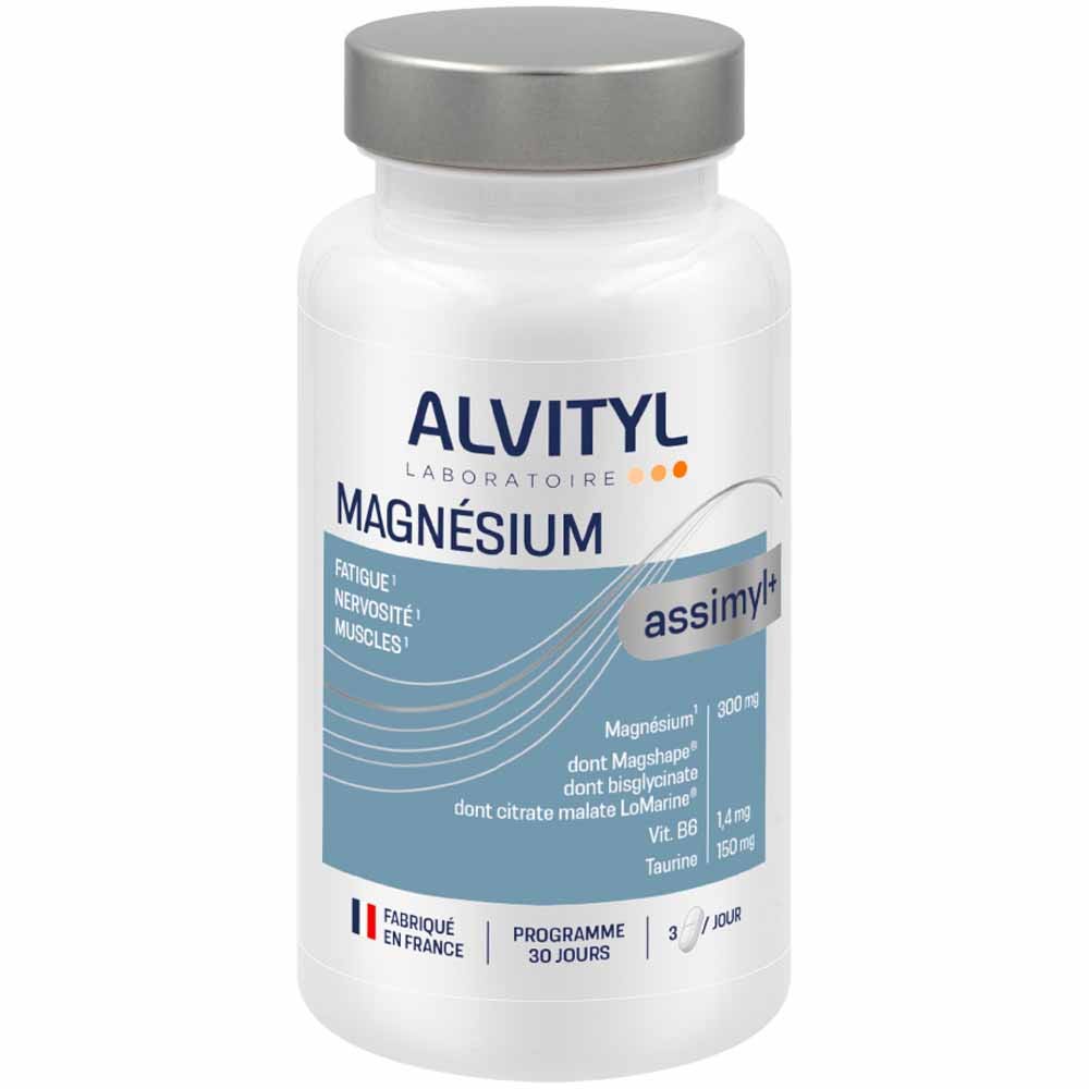 Alvityl Assimyl+ Magnésium Fatigue nérvosité 90 comprimés