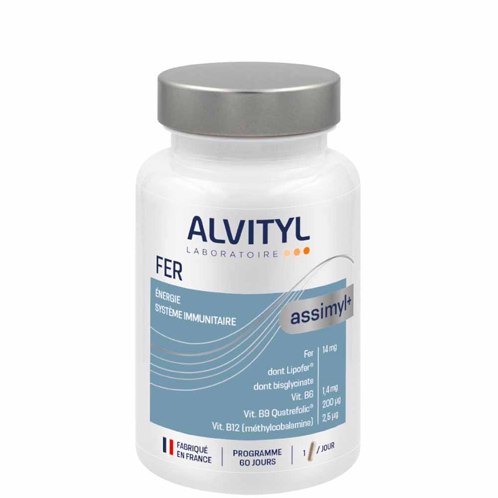 Alvityl Assimyl+ Fer Fatigue énergie 60 gélules
