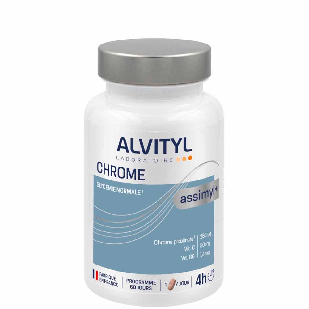 Alvityl Assimyl+ Chrome Métabolisme glucidique 60 comprimés