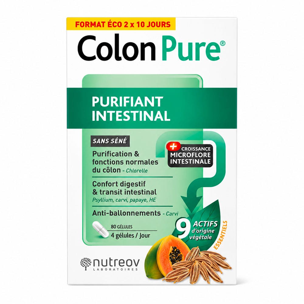 Phytea Colon Pure Purifiant Intestinal 80 Gélules