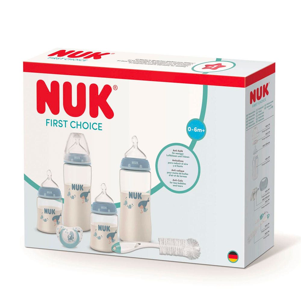 Nuk Coffret Perfect Start First Choice + Temperature Control 8 pièces